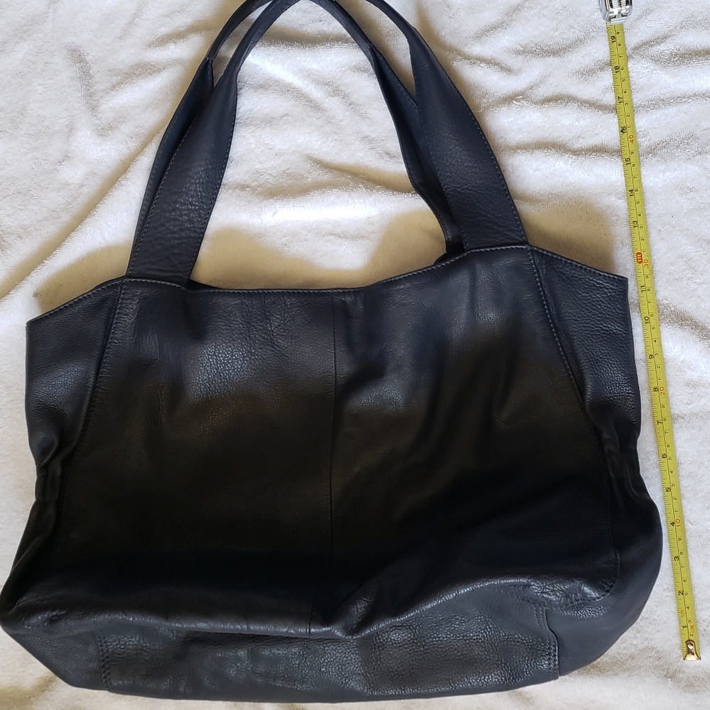 J. Jill Soft Leather Tote Handbag Purse Carryall